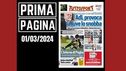 Prima pagina Tuttosport: Cardinale tuona. “Milan non va”