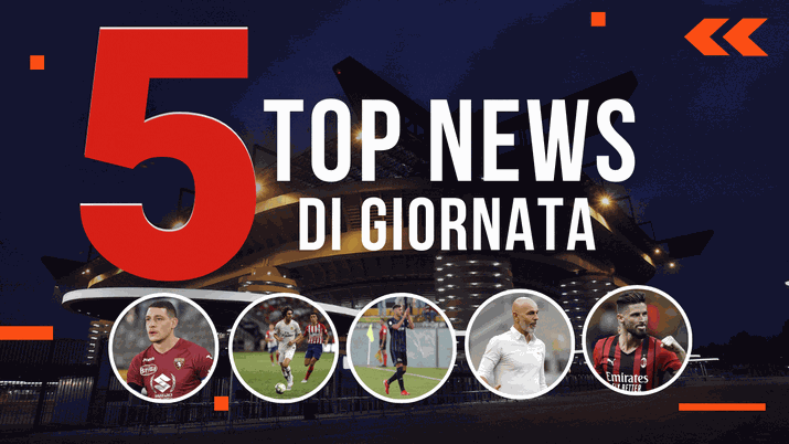 Mercato Milan e Top News 08-10-2021