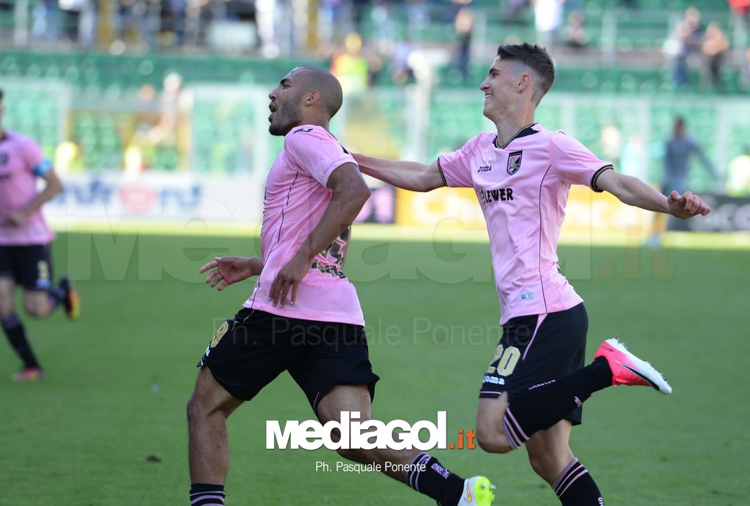 ipp/pasqualeponente
palermo 30/04/2017
campionato di calcio serie a 2016/17
palermo - fiorentina
roland sallai e haitam aleesami
italy photo press - world copyright 