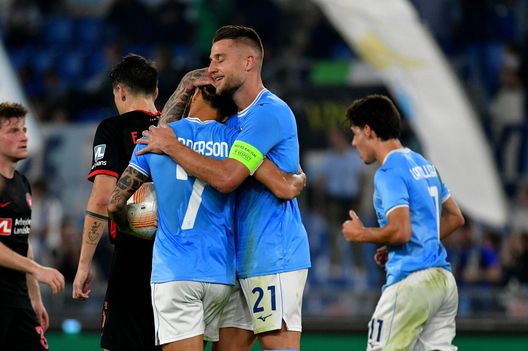 Milinkovic e Felipe Anderson Milinkovic e Felipe Anderson