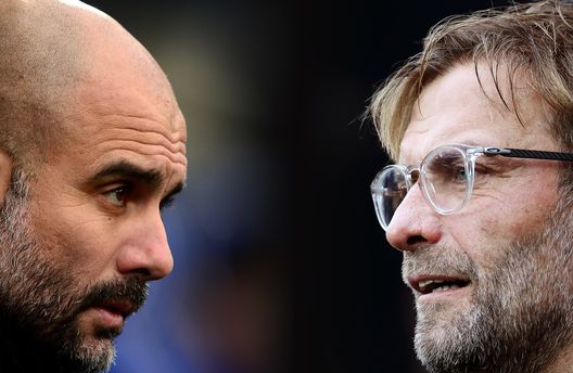 Klopp Guardiola (getty images) Klopp Guardiola