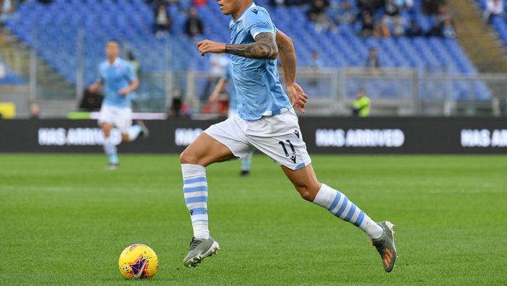 ROME, ITALY - DECEMBER 01: Joaquin Correa of SS lazio in action during the Serie A match between SS Lazio and Udinese Calcio at Stadio Olimpico on December 1, 2019 in Rome, Italy. (Photo by Marco Rosi/Getty Images) ROME, ITALY - DECEMBER 01: Joaquin Correa of SS lazio in action during the Serie A match between SS Lazio and Udinese Calcio at Stadio Olimpico on December 1, 2019 in Rome, Italy. (Photo by Marco Rosi/Getty Images)