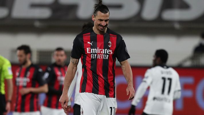 Zlatan Ibrahimovic (attaccante AC Milan), al termine di Spezia-Milan 2-0 (Serie A 2020-2021) | News (Getty Images) 