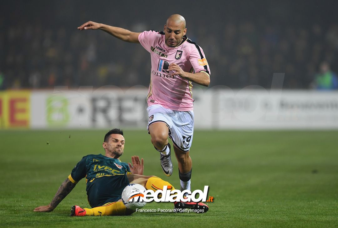  during the Serie B match between Benevento and Carpi FC at Stadio Ciro Vigorito on April 14, 2019 in Benevento, Italy. 