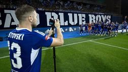 Una squadra e una curva sola: la Dinamo Zagabria festeggia il derby con i suoi tifosi