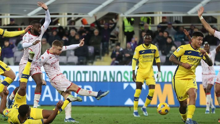 GETTY IMAGES  Verona, solo rimpianti a Firenze: la viola passa 1-0 dopo i gol divorati dai gialloblù - immagine 1