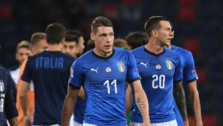 Belotti, in una delle sue ultime apparizioni con la maglia azzurra 