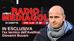 #RADIOMEDIAGOL LIVE ORE 15: OSPITE GIOVANNI BUCARO, EX TECNICO DELL’AVELLINO