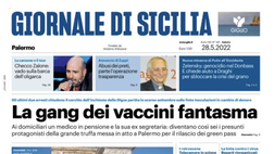 Prima Pagina, Giornale di Sicilia: “Gang dei vaccini fantasma. Covid, meno ricoveri”