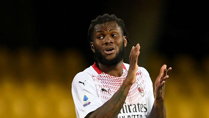 BENEVENTO, ITALY - JANUARY 03: Franck Kessie of AC Milan during the Serie A match between Benevento Calcio and AC Milan at Stadio Ciro Vigorito on January 03, 2021 in Benevento, Italy. Sporting stadiums around Italy remain under strict restrictions due to the Coronavirus Pandemic as Government social distancing laws prohibit fans inside venues resulting in games being played behind closed doors. (Photo by Francesco Pecoraro/Getty Images) I voti ufficiali al fantacalcio: super Kessié, che Calabria! La scelta su Pavoletti - immagine 1