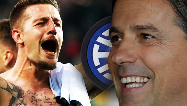 Milinkovic e Inzaghi Milinkovic e Inzaghi