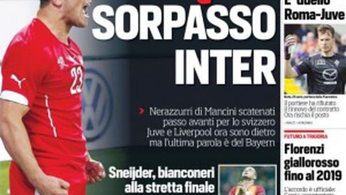 Prima Pagina: “Corriere dello Sport” Prima Pagina: “Corriere dello Sport”