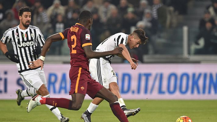 Paulo Dybala segna contro la Roma in campionato  Paulo Dybala segna contro la Roma in campionato