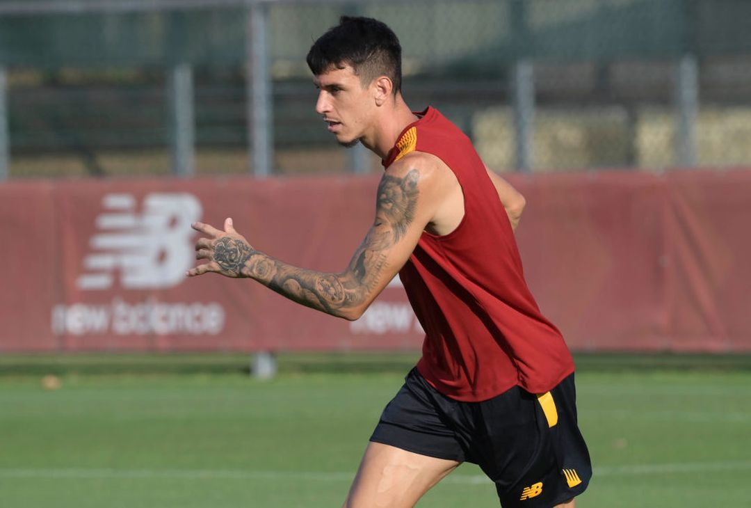 Roma, rifinitura prima del Monza: Belotti c’è. Squadra in ritiro – FOTO GALLERY - immagine 3