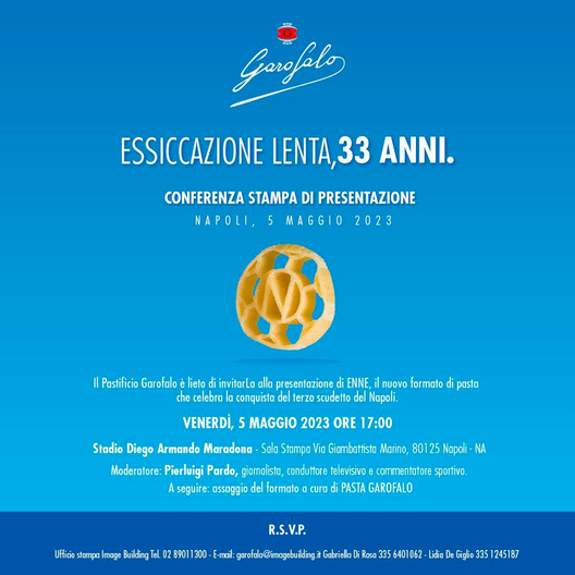FOTO Garofalo celebra lo scudetto del Napoli: arriva il formato di pasta “ENNE”- immagine 2
