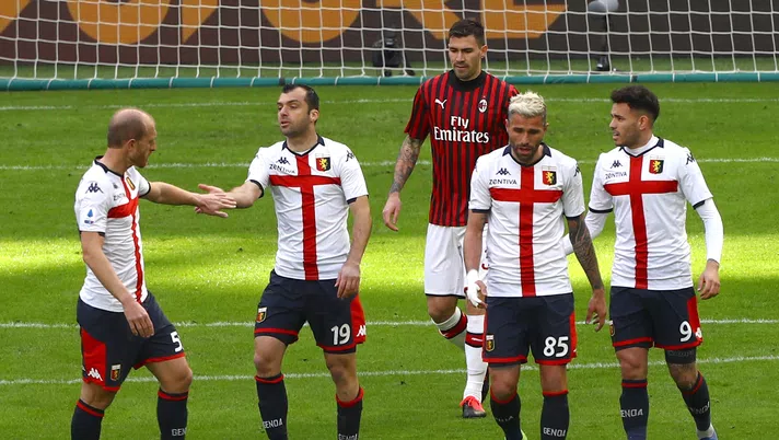 8 marzo 2020, Milan-Genoa: Goran Pandev esulta per il suo gol (credits: GETTY Images)