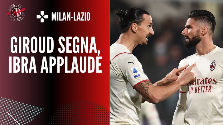 Zlatan Ibrahimovic Olivier Giroud AC Milan