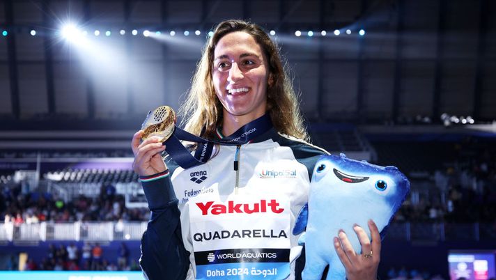 Mondiali Nuoto, Quadarella vince l’oro: “Grazie ai romanisti che hanno tifato per me” - immagine 1
