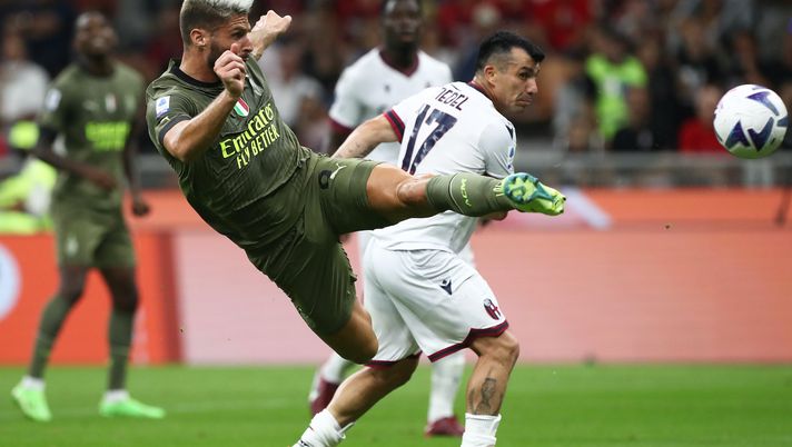 Olivier Giroud AC Milan Milan-Bologna 2-0 Serie A 2022-2023