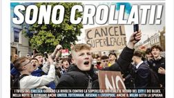 Prima Pagina, Tuttosport: “Sono crollati! Anche il Milan getta la spugna. Dodici punti e Conte può fare festa”