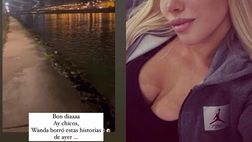VIDEO / Passeggiata nella notte: ecco le immagini condivise da Wanda e poi cancellate