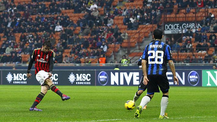 6 gennaio 2014, Milan-Atalanta 3-0, il gol di Cristante (credits: acmilan.com) Cristante Milan-Atalanta