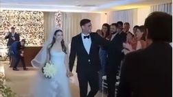 VIDEO – Fuzato si sposa con la sua Amanda, l’entrata in scena emozionante
