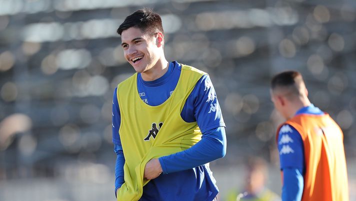 EMPOLI, ITALY - FEBRUARY 13: Kevin Diks of Empoli FC during training session on February 13, 2019 in Empoli, Italy. (Photo by Gabriele Maltinti/Getty Images) EMPOLI, ITALY - FEBRUARY 13: Kevin Diks of Empoli FC during training session on February 13, 2019 in Empoli, Italy. (Photo by Gabriele Maltinti/Getty Images)