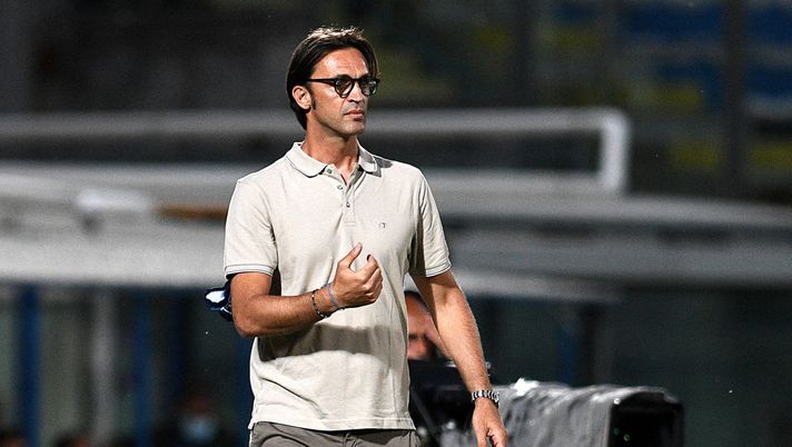 PISA, ITALY - JUNE 26: Nicola Legrottaglie head coach of Pescara gestures during the serie B match between SC Pisa and Pescara Calcio Arena Garibaldi on June 26, 2020 in Pisa, Italy. (Photo by Getty Images/Getty Images for Lega Serie B) PISA, ITALY - JUNE 26: Nicola Legrottaglie head coach of Pescara gestures during the serie B match between SC Pisa and Pescara Calcio Arena Garibaldi on June 26, 2020 in Pisa, Italy. (Photo by Getty Images/Getty Images for Lega Serie B)
