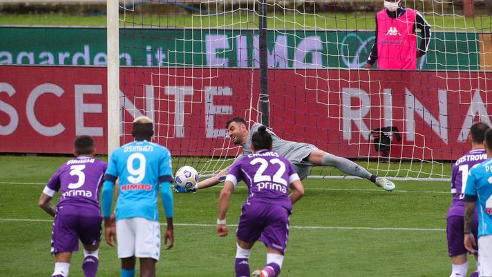 GERMOGLI PH: 16 MAGGIO 2021 FIRENZE STADIO ARTEMIO FRANCHI SERIE A FIORENTINA VS NAPOLI NELLA FOTO TERRACCIANO RIGORE 