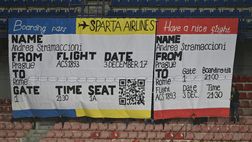 Stramaccioni, i tifosi dello Sparta Praga lo ‘invitano’ a prendere il volo. Il tecnico si difende