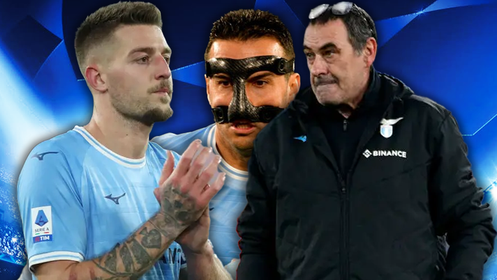 Sarri, Milinkovic e Pedro Sarri, Milinkovic e Pedro