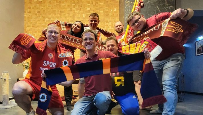 La guerra non ferma il Roma club di Kiev: ucraini uniti a seguire la finale   - Ultime notizie As Roma calcio – Interviste, foto e video  