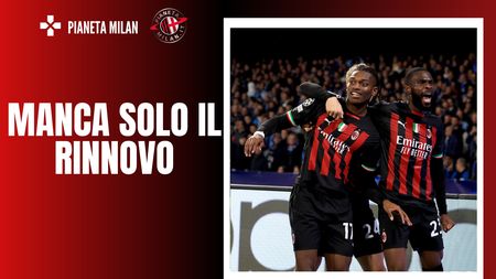 Rafael Leao, attaccante del Milan contro il Napoli