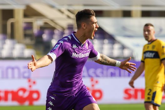 GERMOGLI PH: 7 MARZO 2021 FIRENZE STADIO ARTEMIO FRANCHI SERIE A FIORENTINA VS PARMA NELLA FOTO ESULTANZA GOL QUARTA GERMOGLI PH: 7 MARZO 2021 FIRENZE STADIO ARTEMIO FRANCHI SERIE A FIORENTINA VS PARMA NELLA FOTO ESULTANZA GOL QUARTA