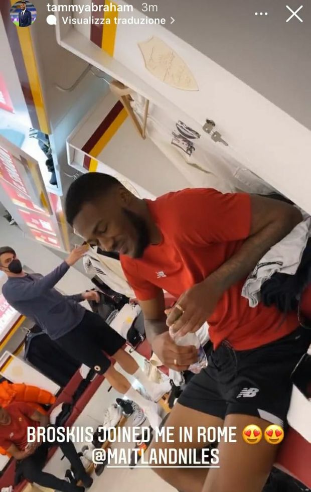 Abraham accoglie Maitland-Niles: “Mio fratello mi ha raggiunto a Roma” – FOTO- immagine 2