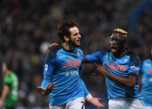 Napoli Kvaratskhelia Osimhen (getty images) Napoli Kvaratskhelia Osimhen