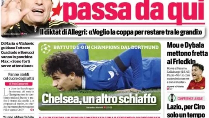 EDICOLA CDS – Mourinho e Dybala mettono fretta ai Friedkin - immagine 1