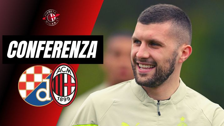La conferenza stampa di Ante Rebic (difensore AC Milan) prima di Dinamo Zagabria-Milan (Champions League 2022-2023) | News (Getty Images) Conferenza stampa Ante Rebic Dinamo Zagabria-Milan Champions League 2022-2023