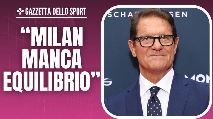 L'intervista di Fabio Capello (ex allenatore AC Milan) sull'Europa League a 'La Gazzetta dello Sport' | Milan News (Getty Images) intervista Capello AC Milan