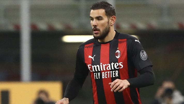 Theo Hernández (difensore AC Milan), qui durante Milan-Udinese 1-1 (Serie A 2020-2021) | News (Getty Images) 