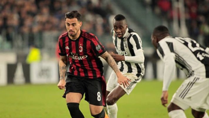 Jesus Suso durante Juventus-Milan (credits: Official Suso Instagram account) 