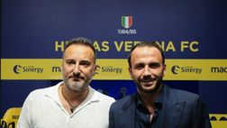 Hellas Verona, il saluto a Pazzini dopo 5 anni in gialloblù