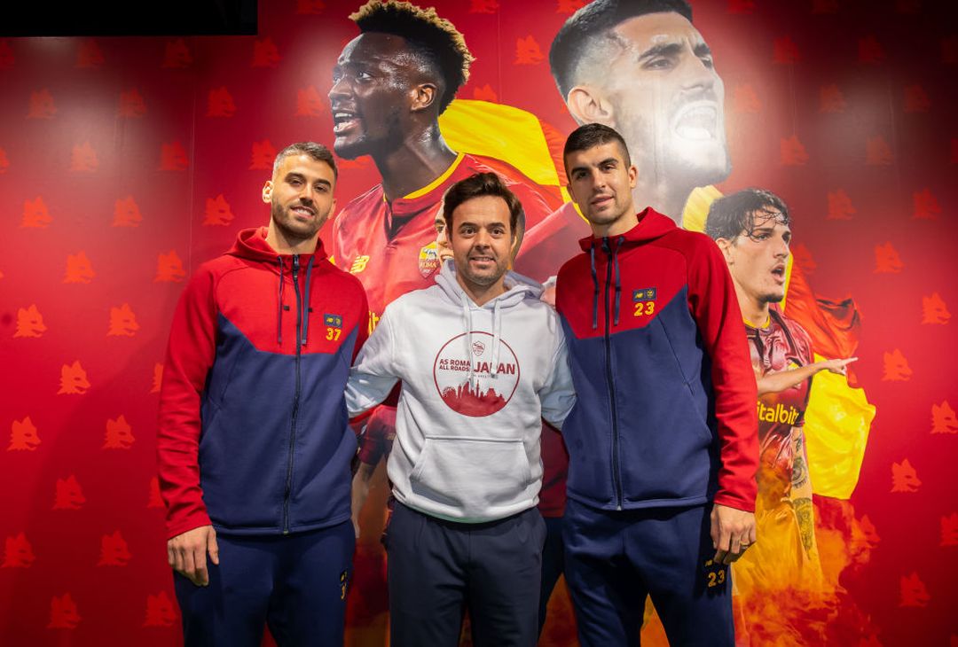 Roma: Spinazzola, Mancini e Pinto incontrano i tifosi in Giappone – FOTO GALLERY- immagine 1