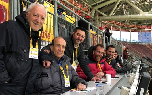 Galatasaray-Besiktas: la tribuna stampa senza pubblico 