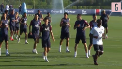 VIDEO Atalanta-PSG, i parigini preparano la sfida a Gasperini: le immagini. E Mbappé…