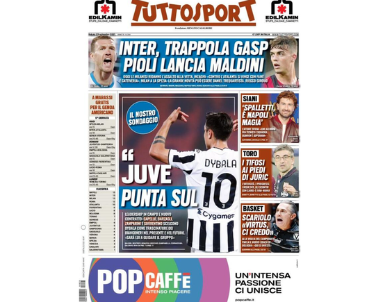 Le prime pagine dei quotidiani sportivi Le prime pagine dei quotidiani sportivi
