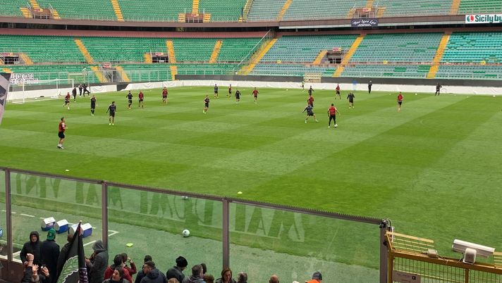 Palermo, live “Renzo Barbera”: partitella 11 vs 11, gli schieramenti  Palermo, live “Renzo Barbera”: partitella 11 vs 11, gli schieramenti