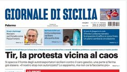 Prima Pagina, Giornale di Sicilia: “Riscatto dei rosanero, cinque gol alla Turris”