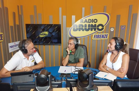 Paulo Sousa negli studi di Radio Bruno Paulo Sousa